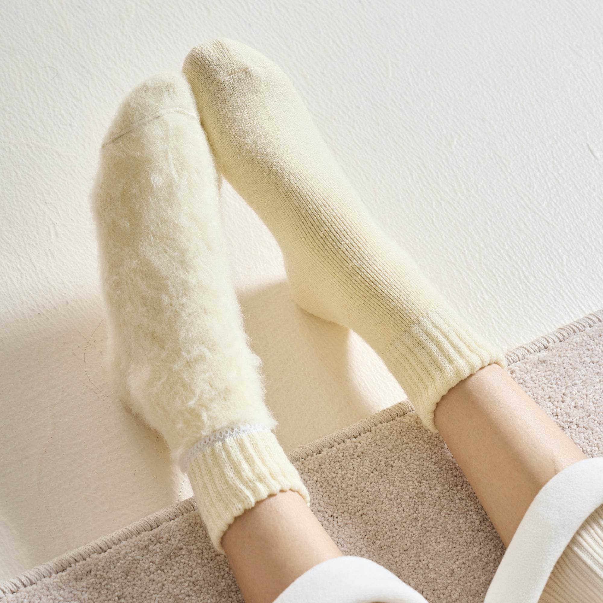 Women's Plush Sherpa Lined Slipper Socks - Single Pair