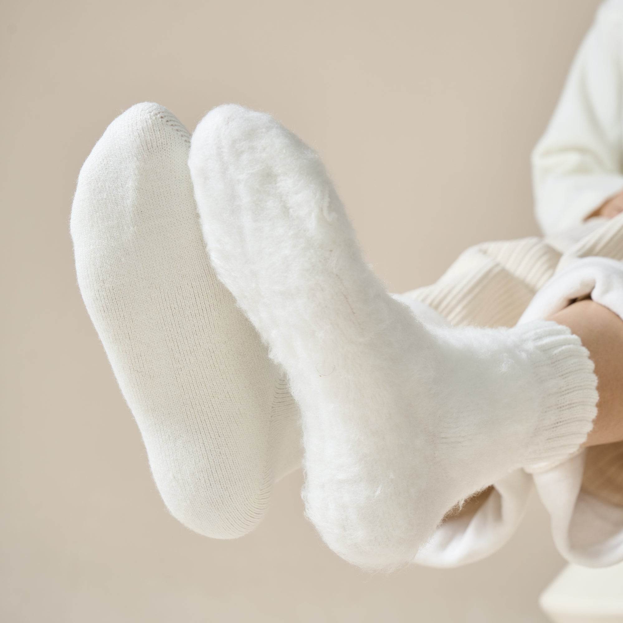 Women's Plush Sherpa Lined Slipper Socks - Single Pair