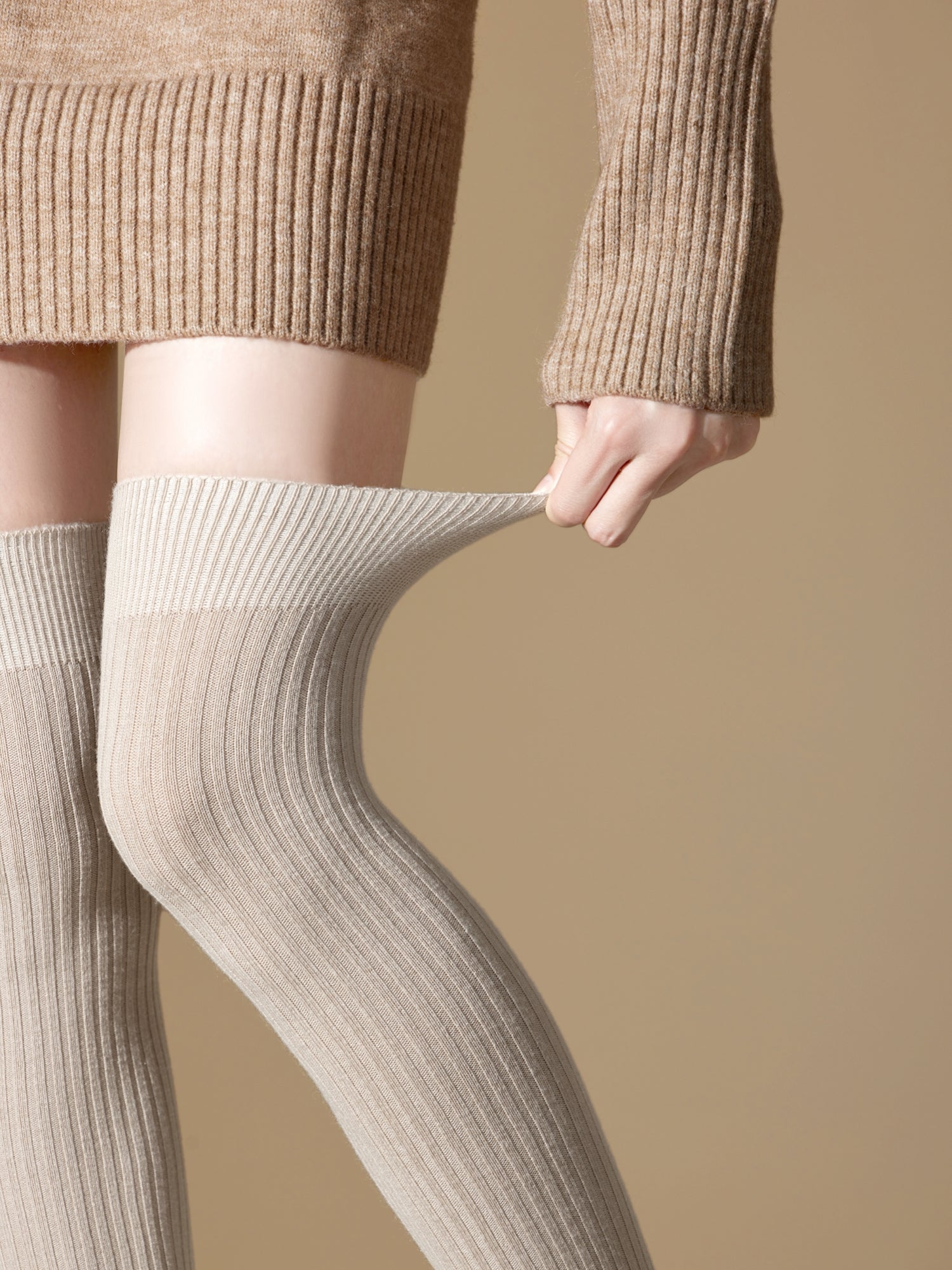 Women's Wool Over-Knee Socks-1 Pack