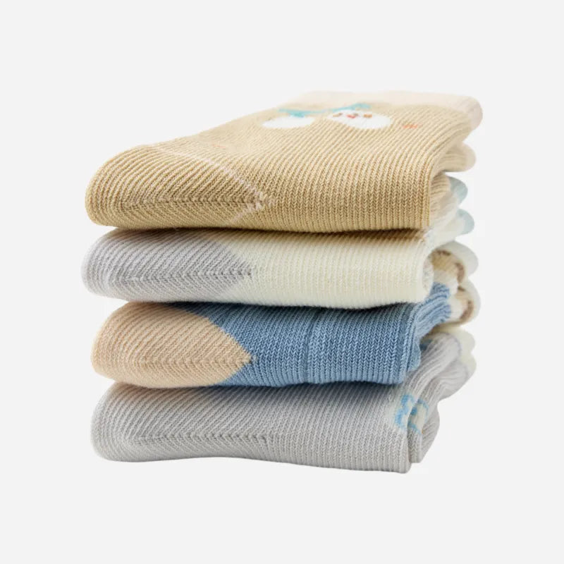 Babies The Circus Crew Socks-4 Pairs