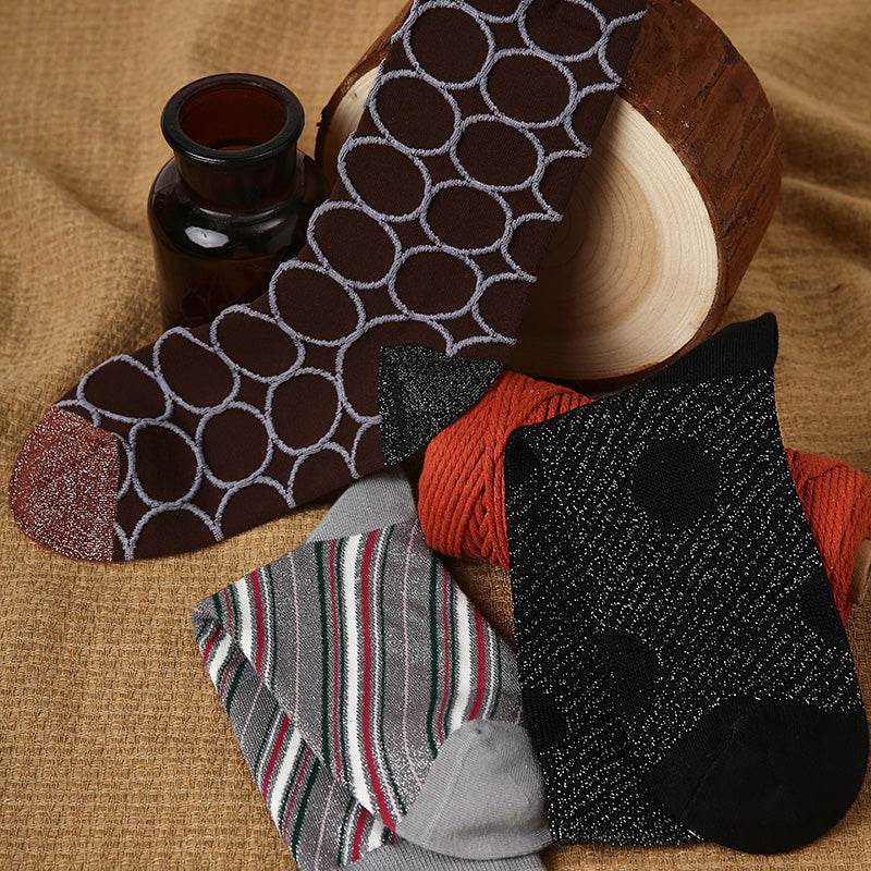 Women's Sparkle & Shine Crew Socks - 3 pairs