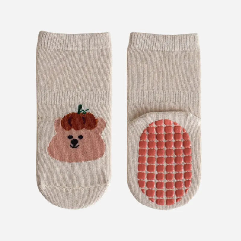 Babies Bunny& Bear Grip Socks-4 Pairs