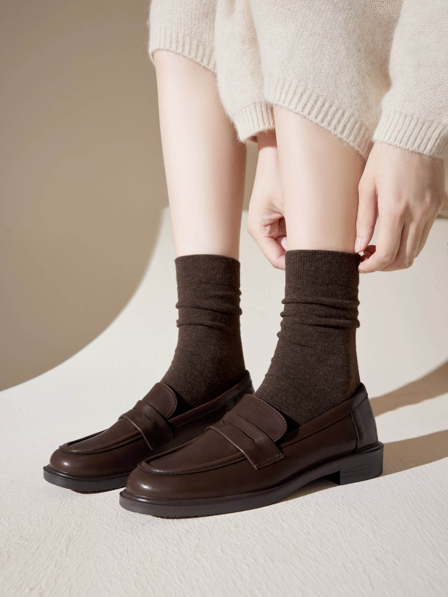 Women's 100% Cotton Crew Socks-1 Pack