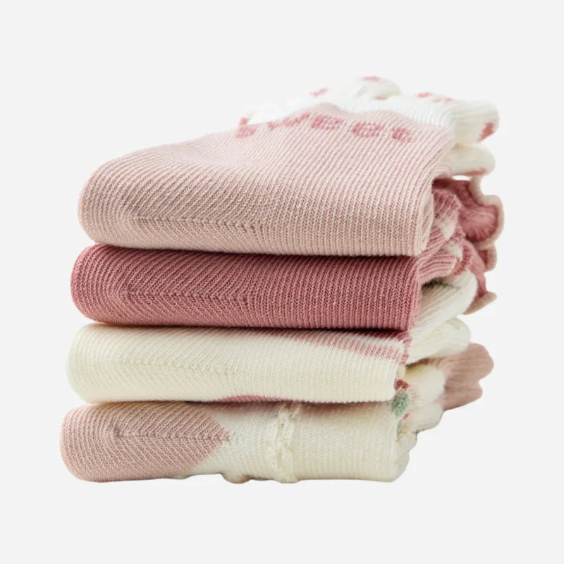 Babies The Sweet Pea Socks-4 Pairs