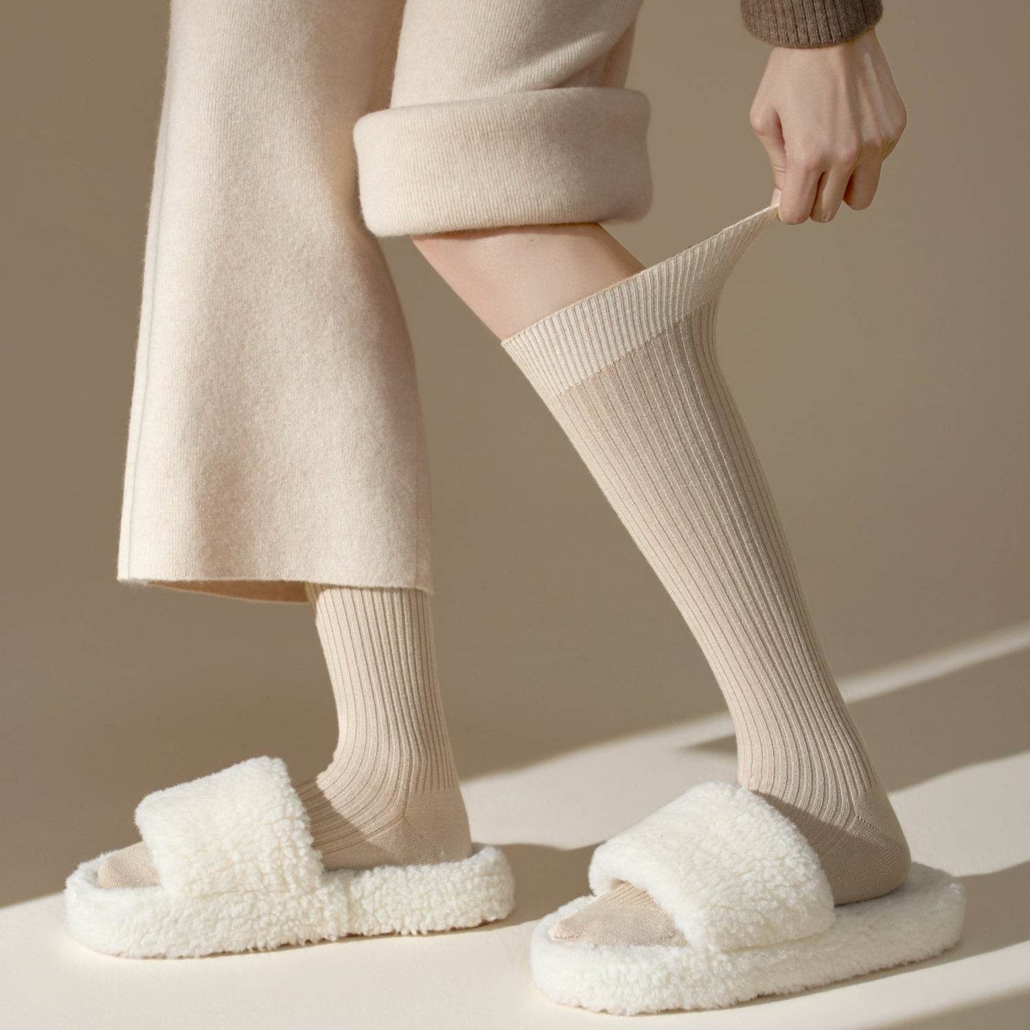 Women's Wool Compression Leg Warmers-1 Pack - Weavasocks