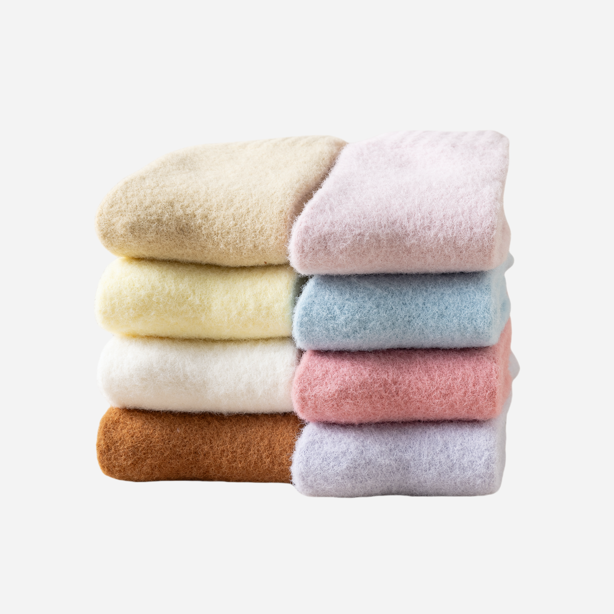 Kid's Ultra Soft Fuzzy Crew Socks - 3 Pairs
