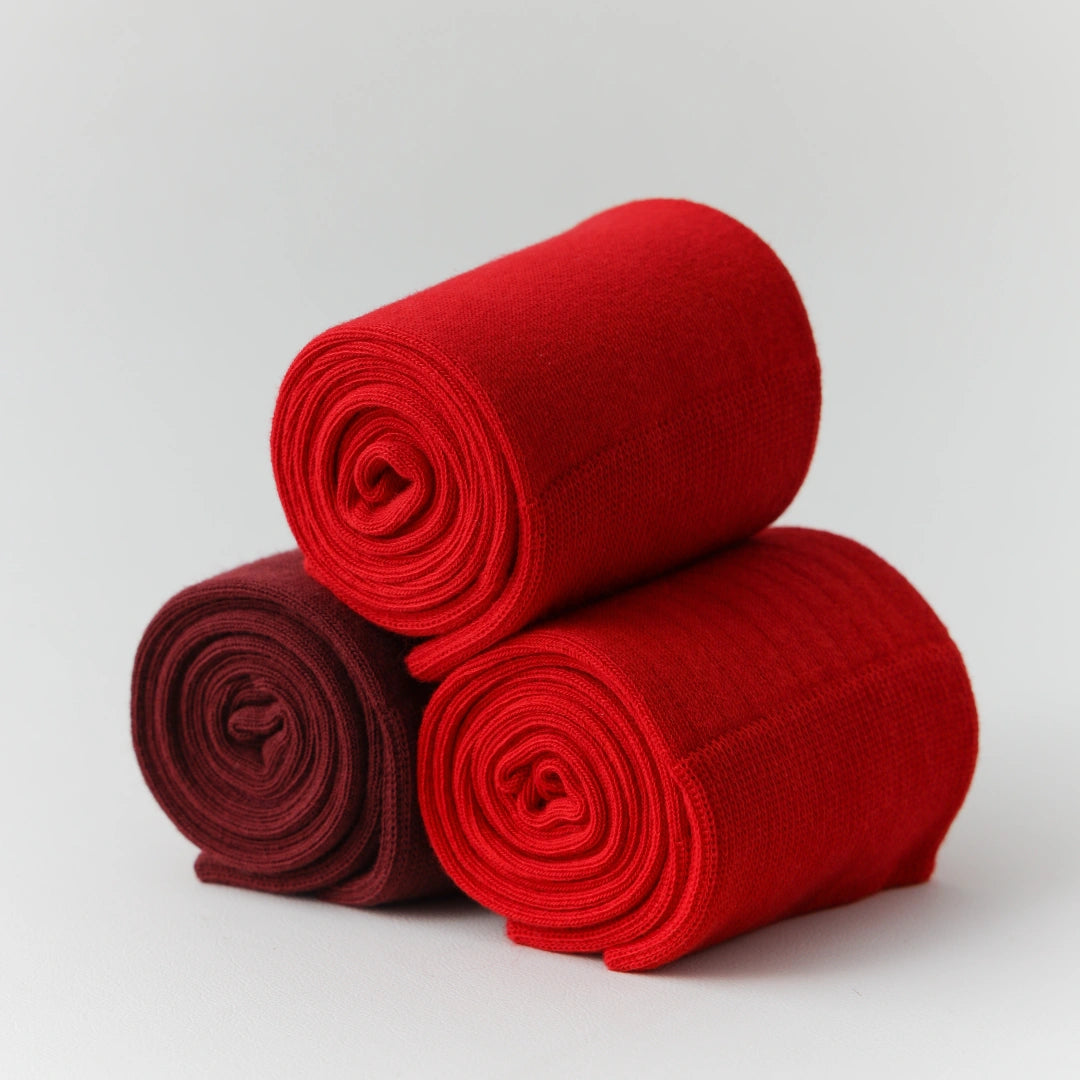 Holiday Red Knee Highs