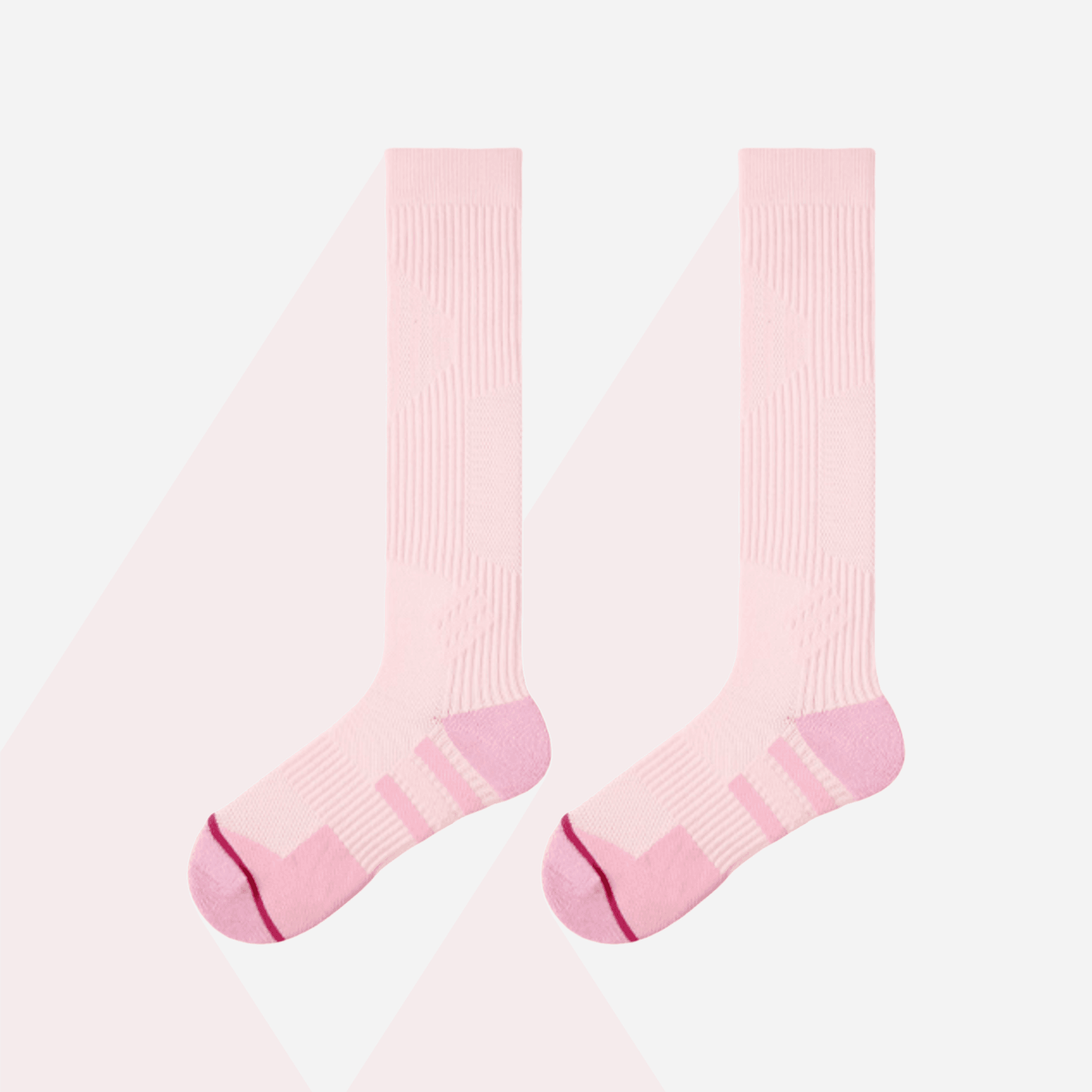 Women's Performance Knee-High Hiking Socks - Blush Pink
