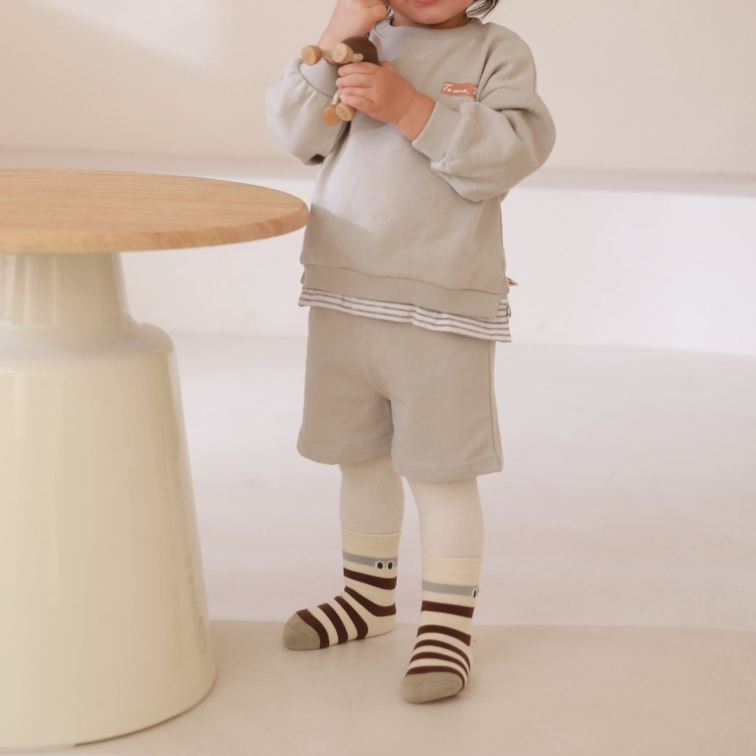 Babies' Combed Cotton Socks -5 Pack