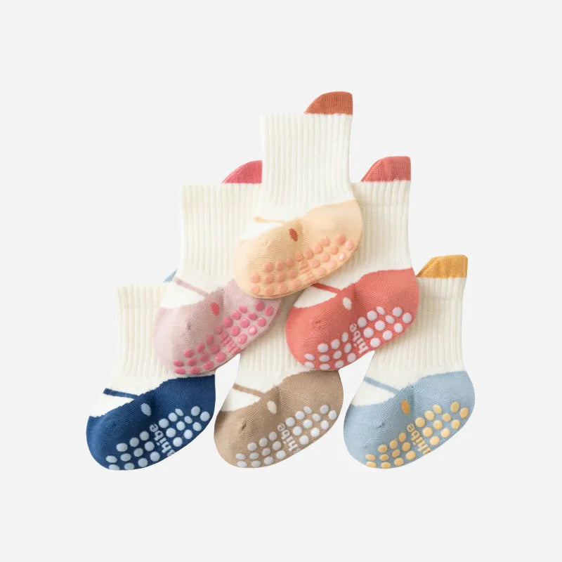 Babies Joyful Grip Socks-3 Pairs
