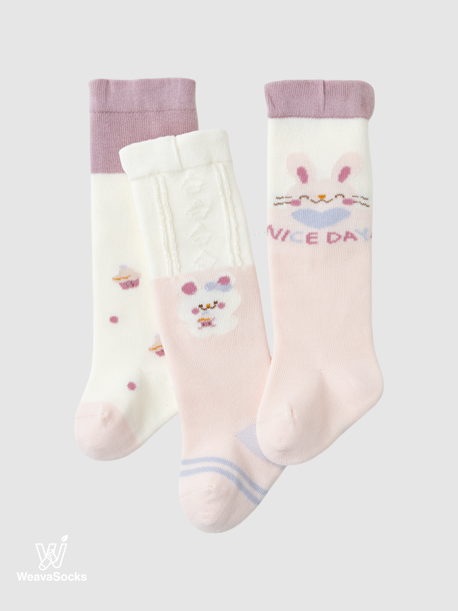 Babies' Baby Knee-High Socks-3 Pack