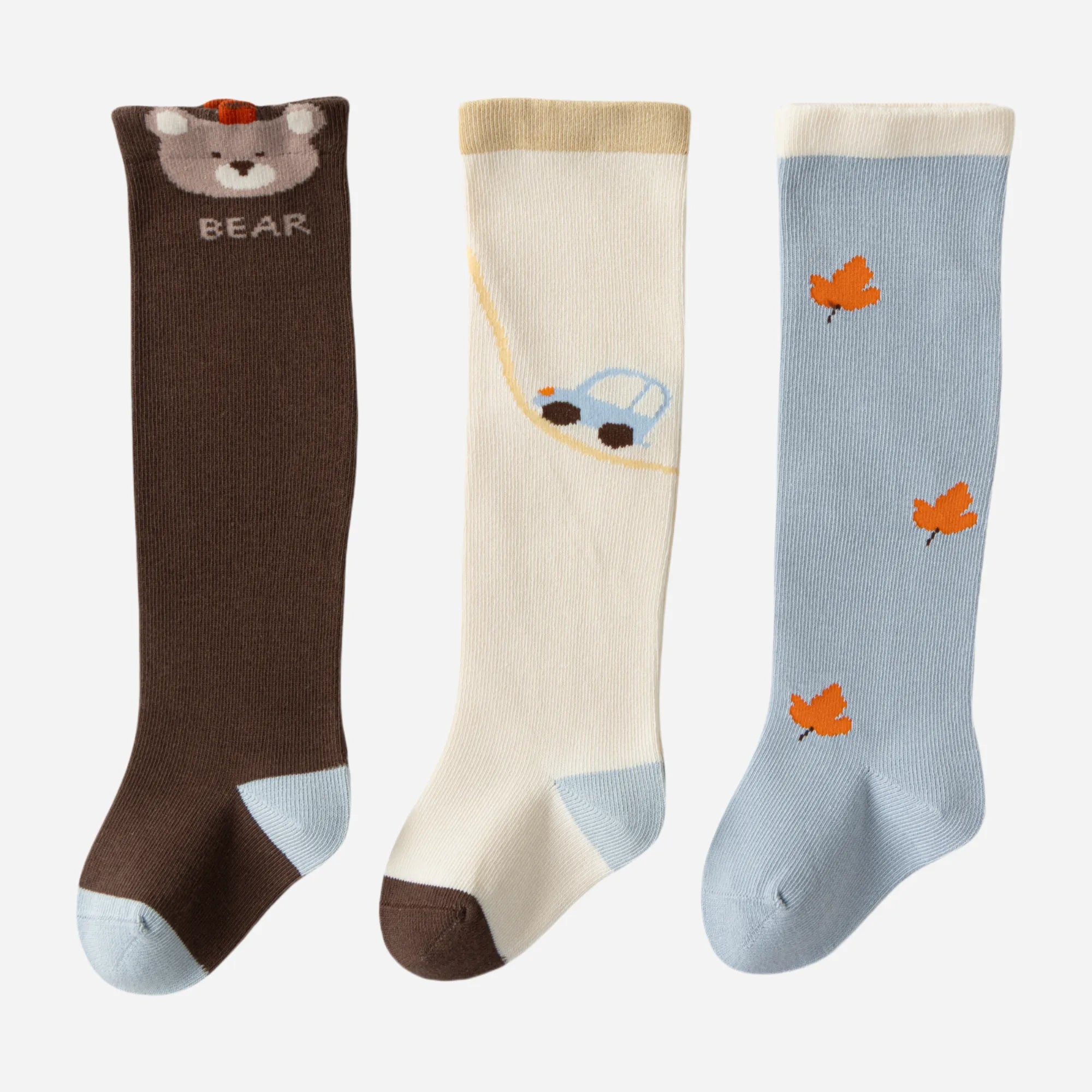 Babies The Autumn Getaway Knee-Highs-3 Pairs