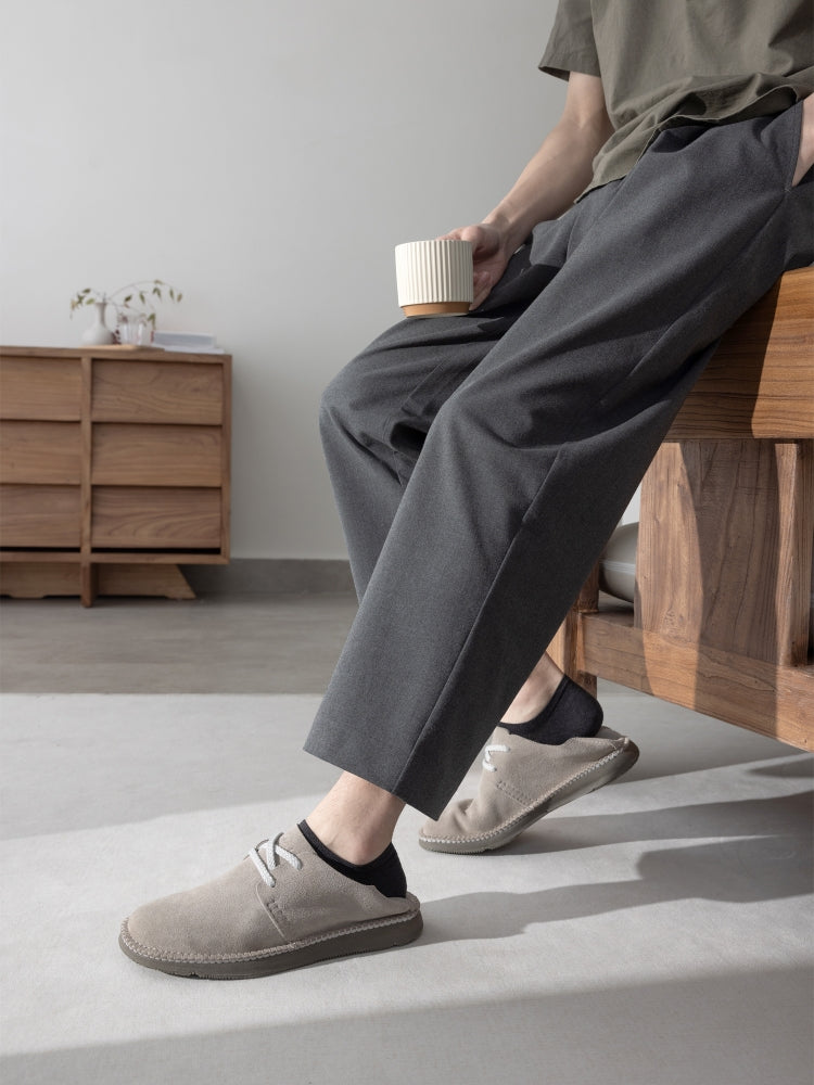 Men's Silk-Linen No-Show Socks-1 Pack
