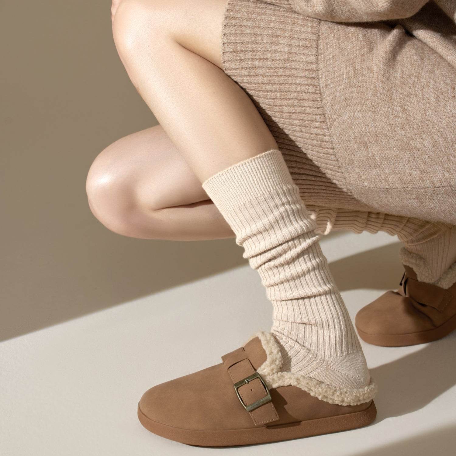 Women's Wool Compression Leg Warmers-1 Pack - Weavasocks