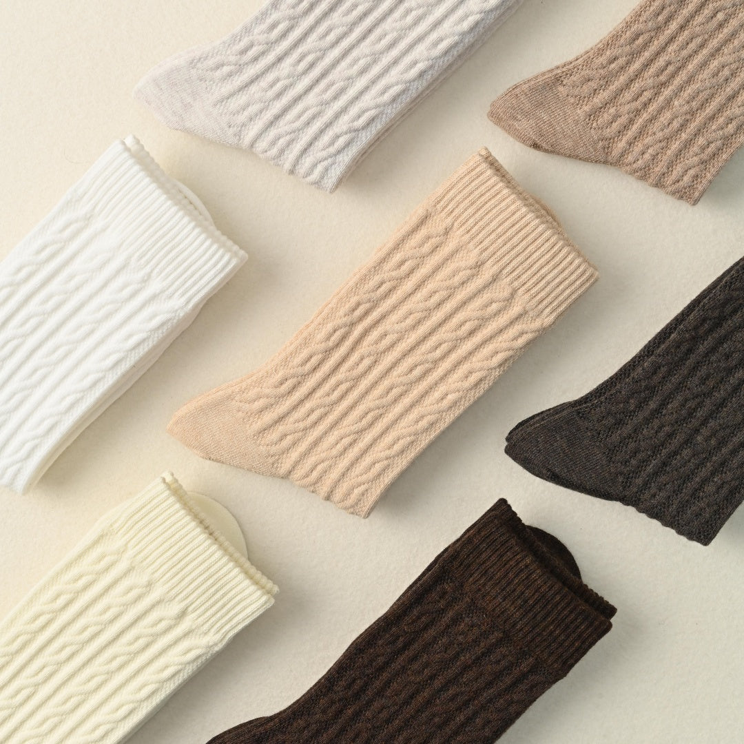 Heavy Cotton Cable Crew