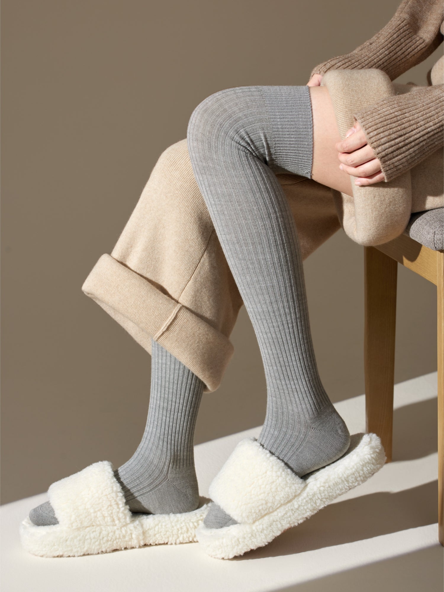 Women's Wool Over-Knee Socks-1 Pack