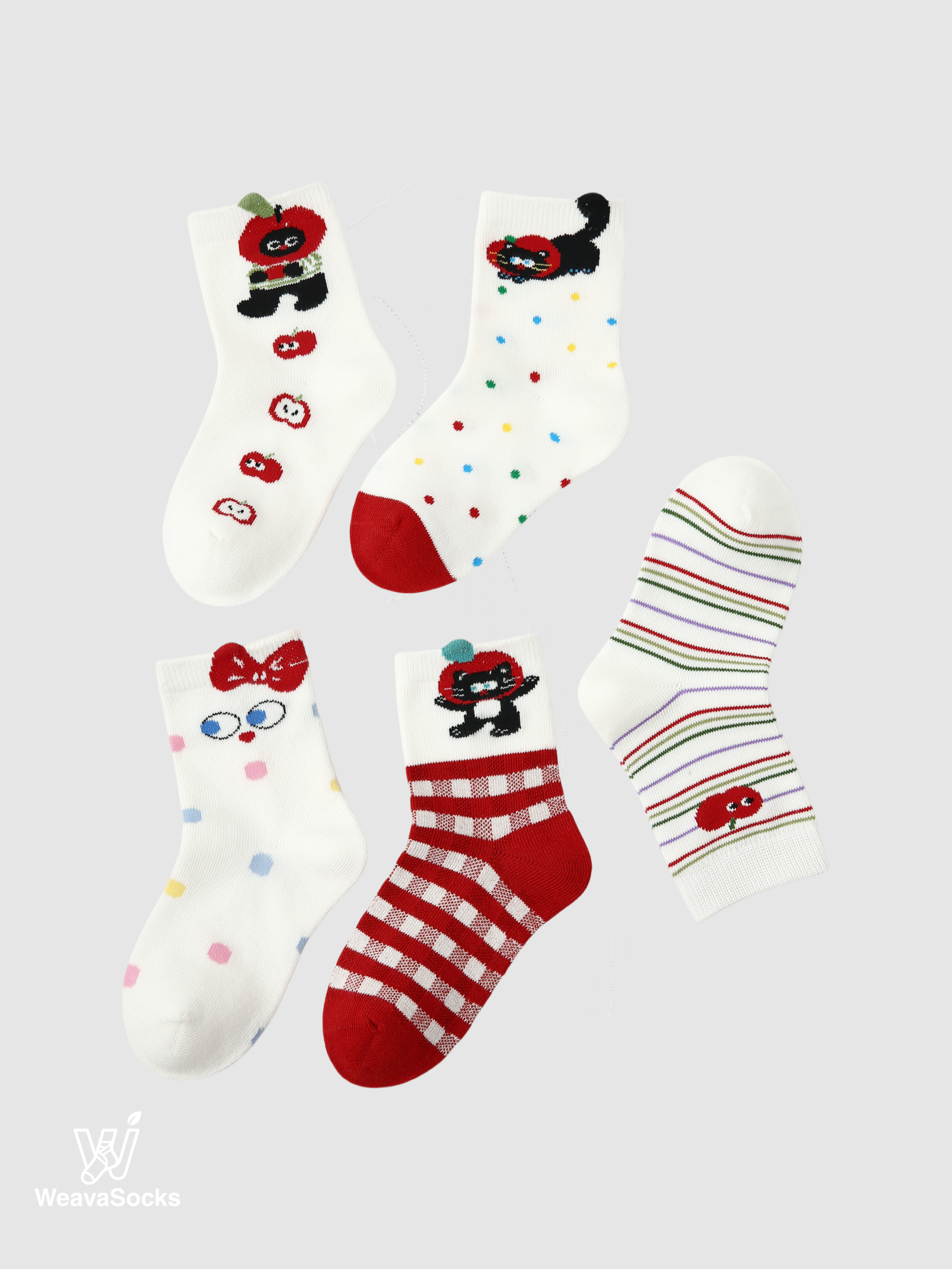 Kids' Feline Fable Orchard-5 Pack