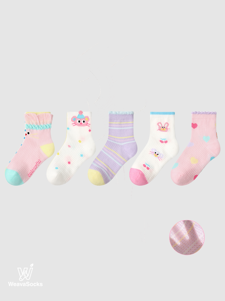 Kids' Pastel Party Parade-5 Pack
