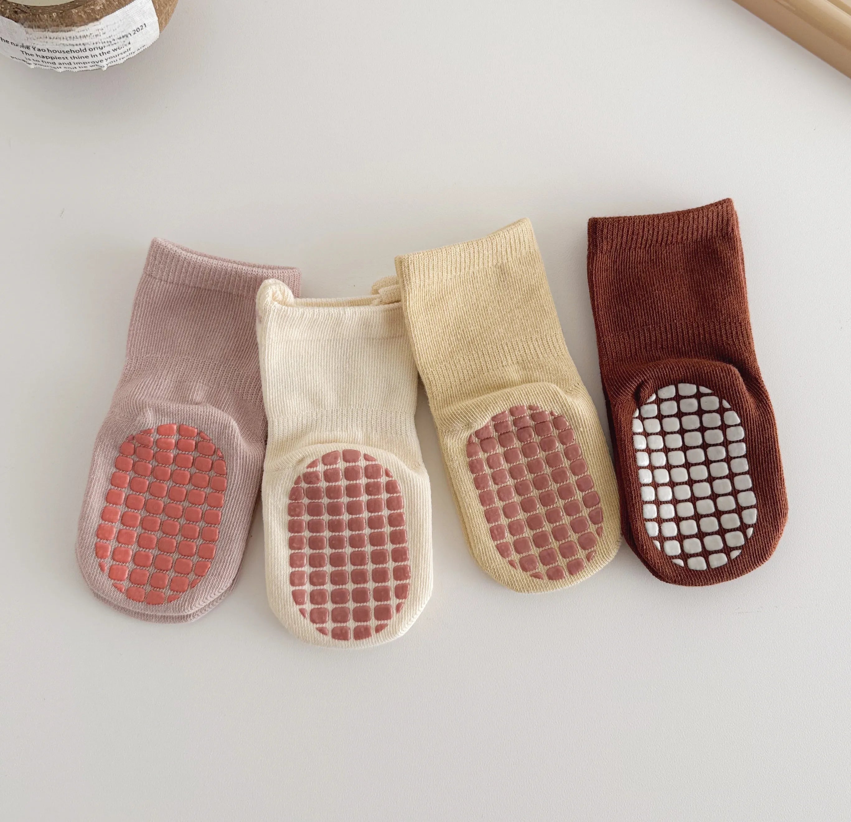 Babies Little Dreamers Grip Socks-4 Pairs
