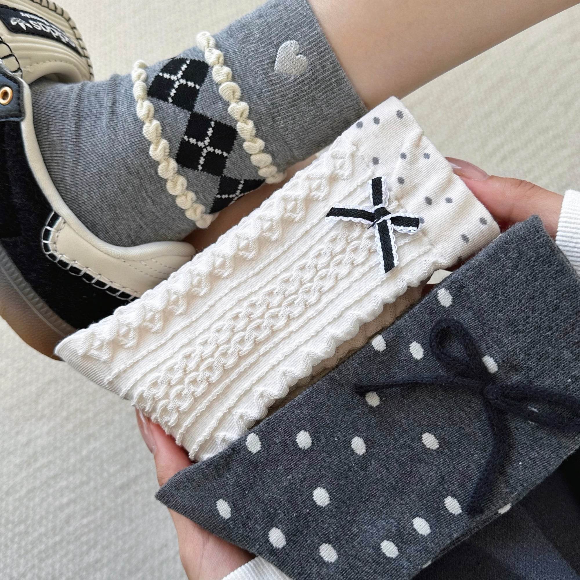 Women's Coquette Aesthetic Crew Socks - Single Pair