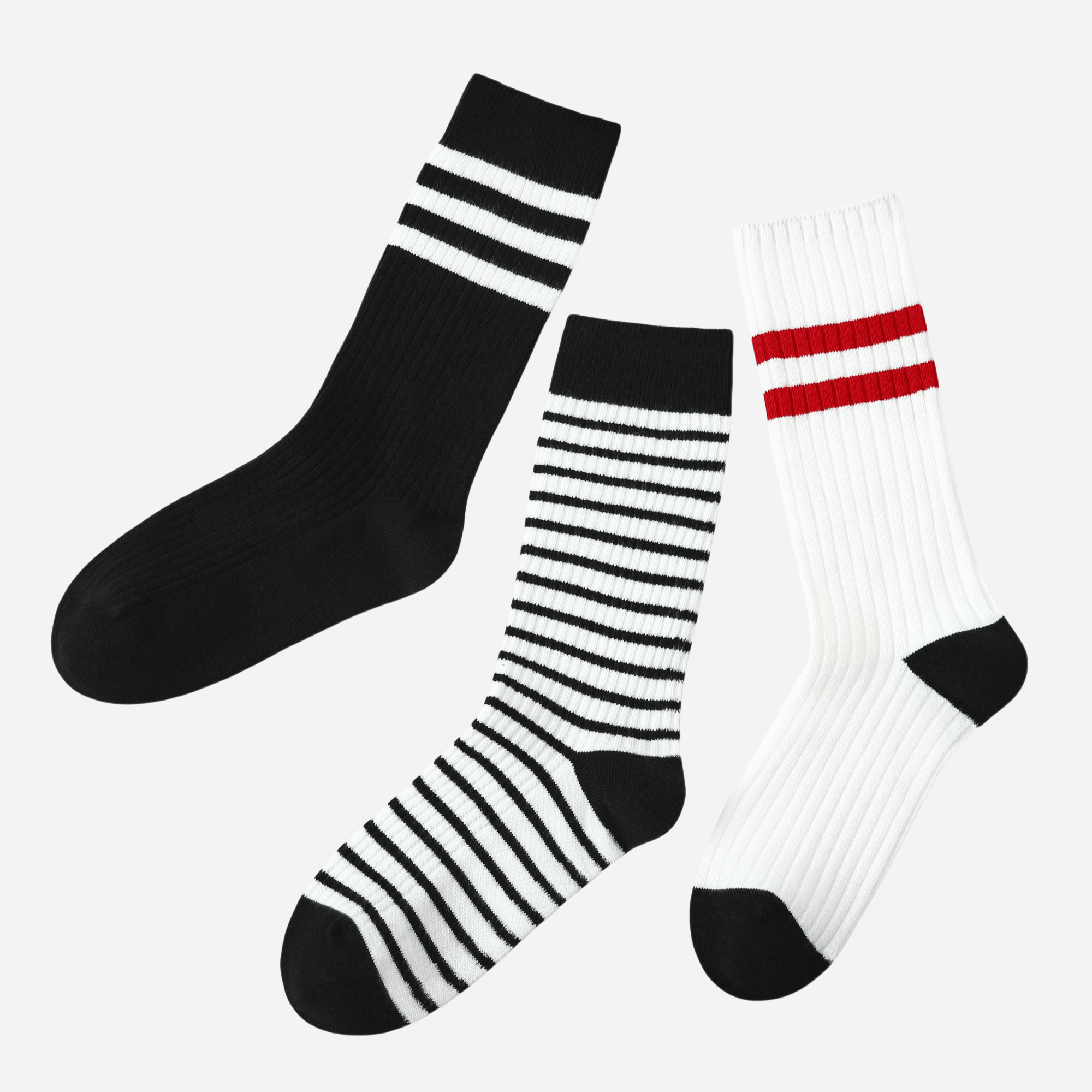 Women's Varsity Stripe Socks - 3 pairs