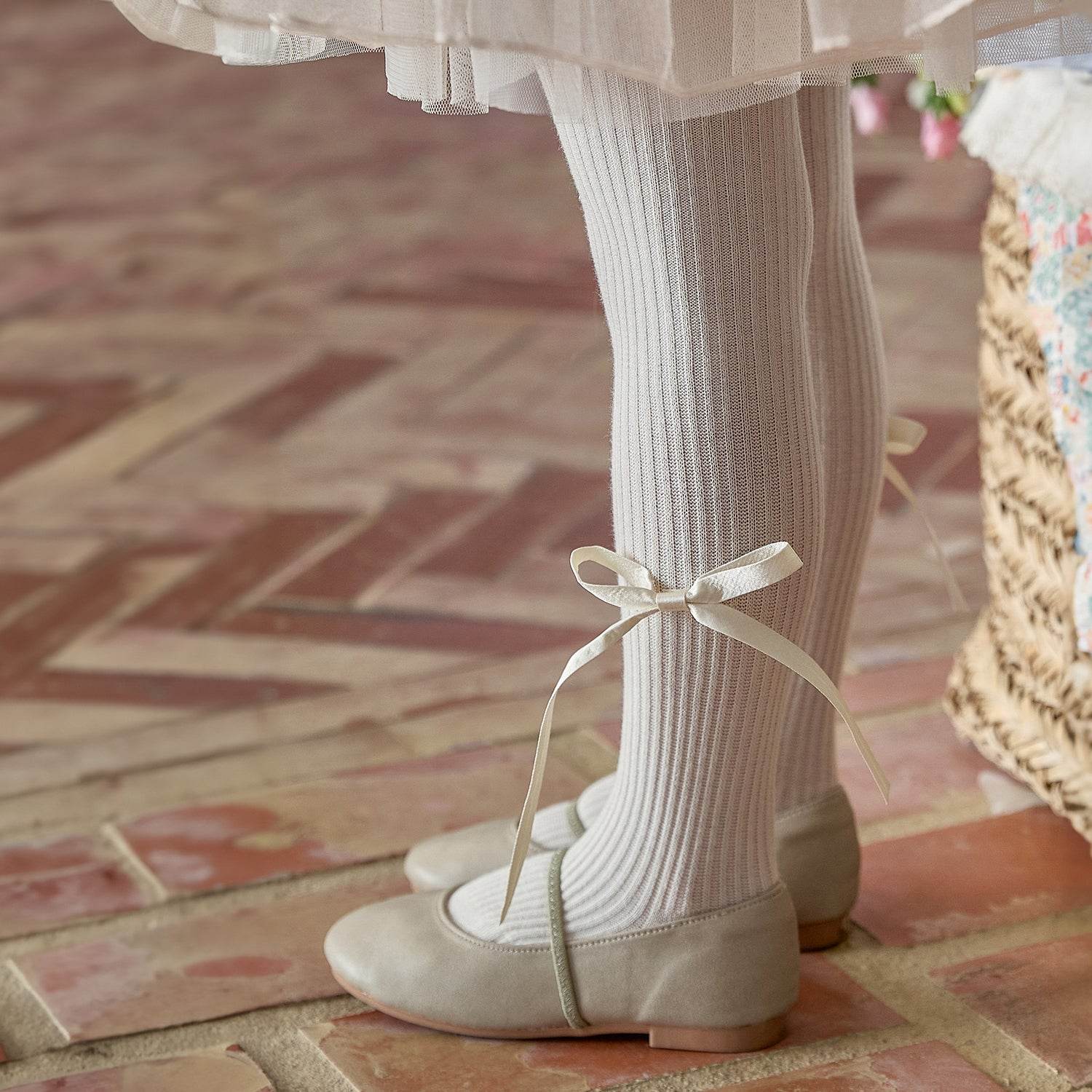 Babies' Princess Style Ribbed Tights -1 Pack - Weavasocks