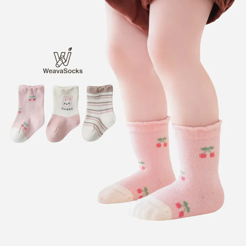 Babies The Sweetie Pie Socks-3 Pairs