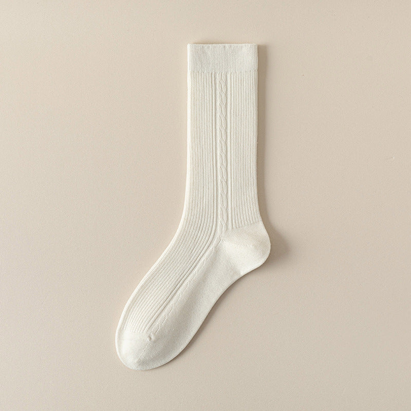 Silk Blend Cable Socks