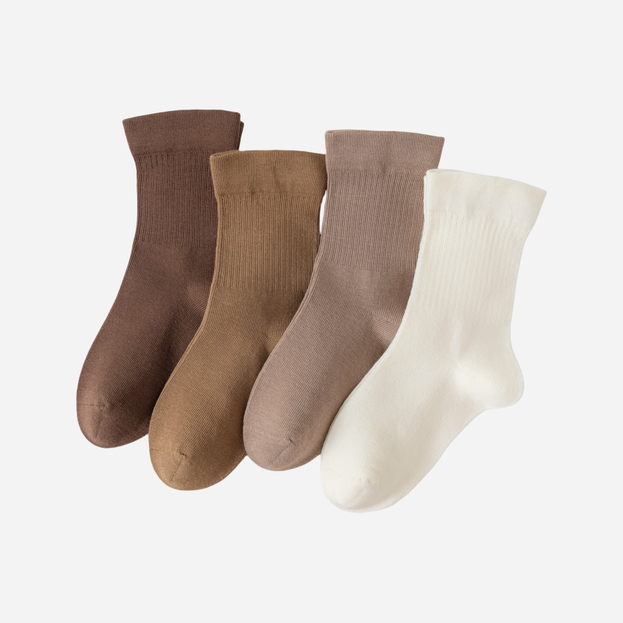 Kid's Classic Cotton Socks - 4 Pairs