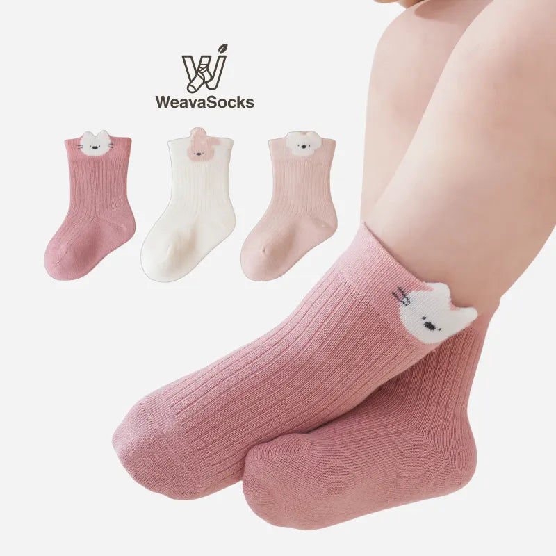 Babies Blossom Buddies Socks-3 Pairs