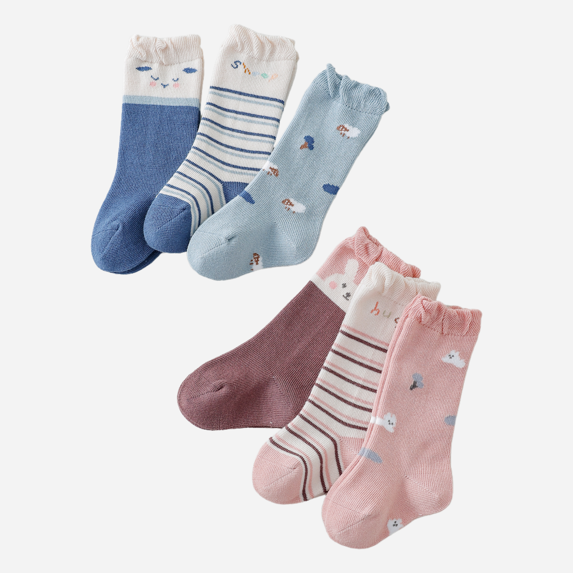 Babies The Snuggle Time Socks-3 pack