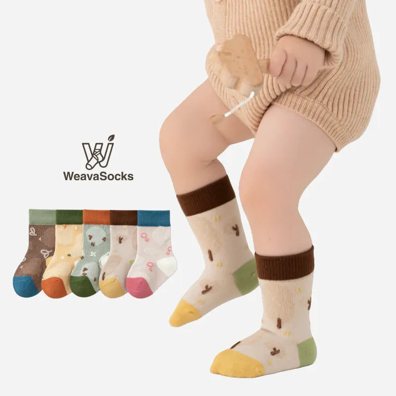 Babies' Forest Fiesta Ankle Socks -3 Pairs
