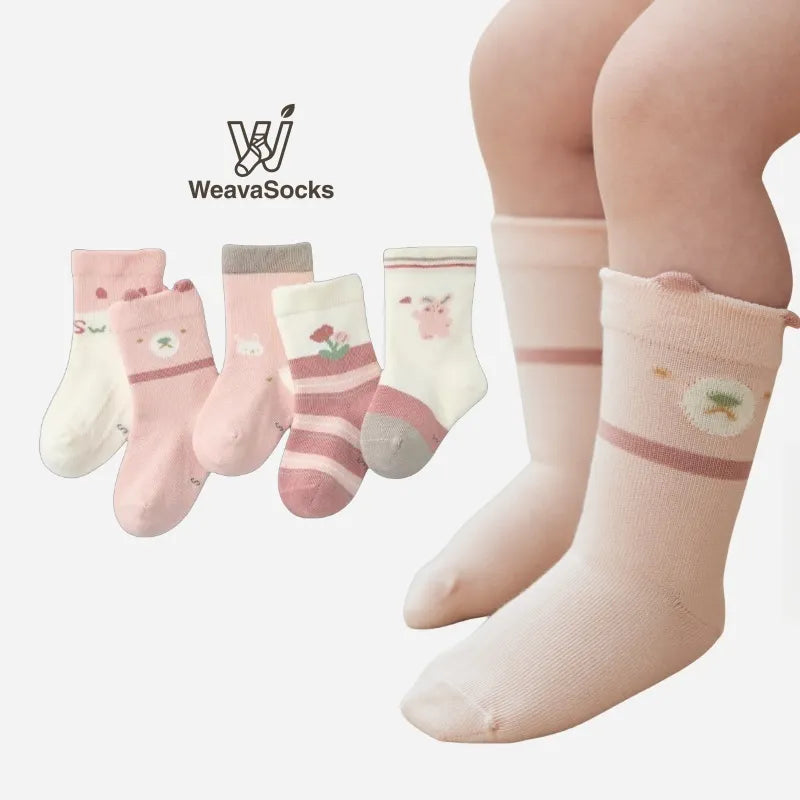 Babies The Strawberry Patch Socks-5 Pairs