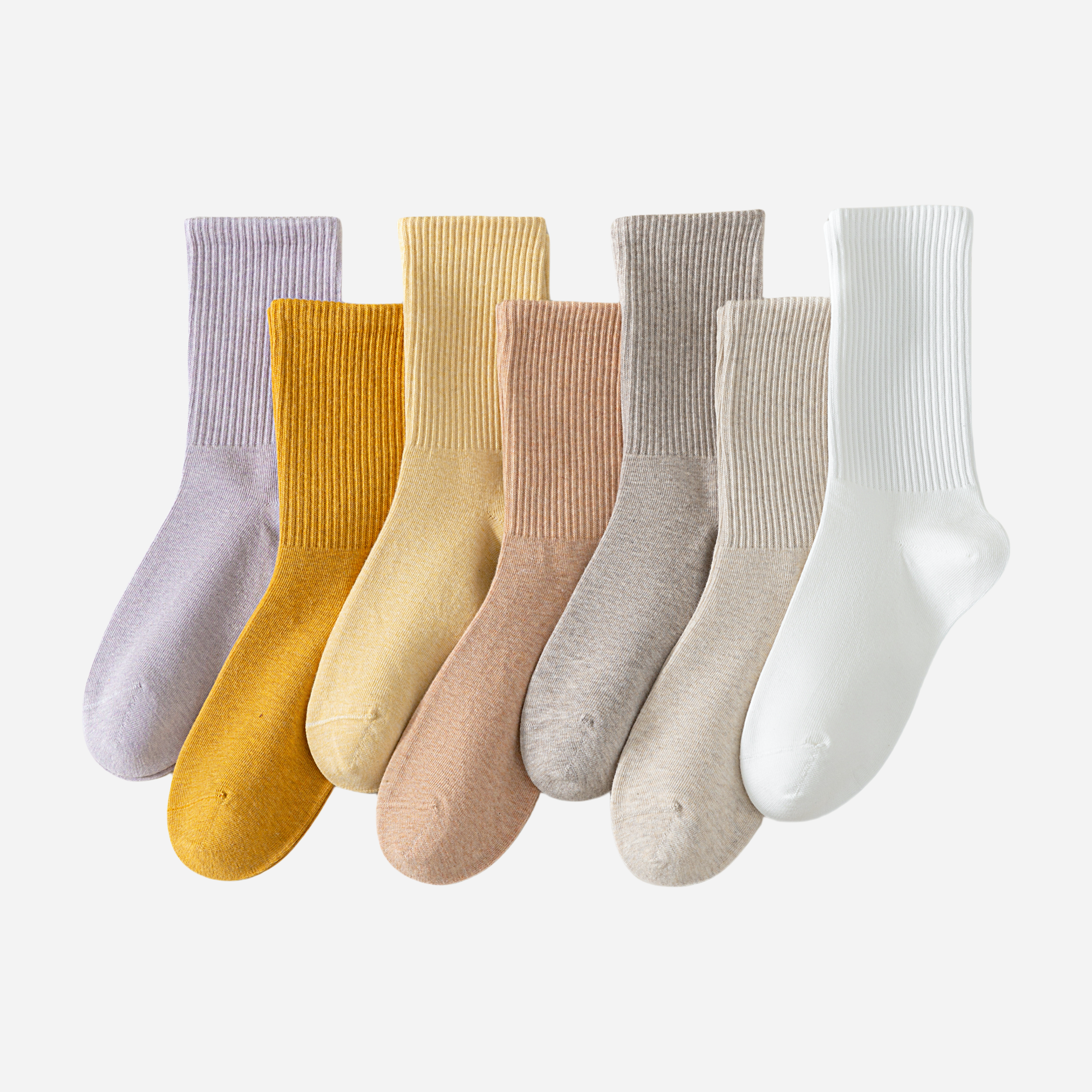 Women's Perfect Ribbed Crews-3 Pack