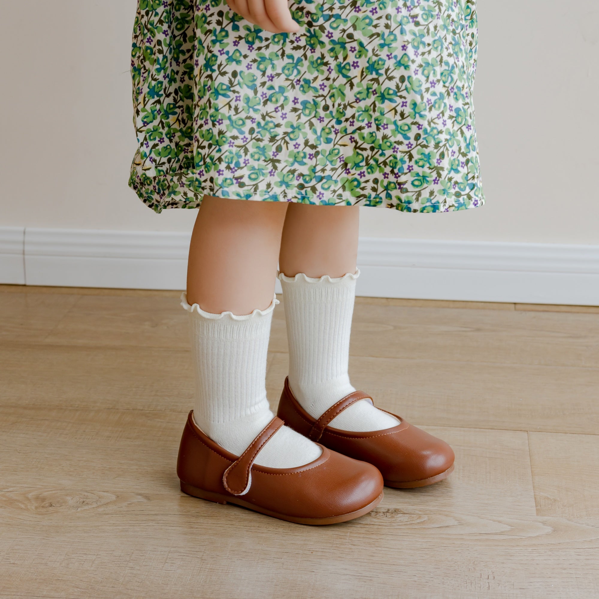Kid's Lettuce Edge Crew Socks - 5 Pairs