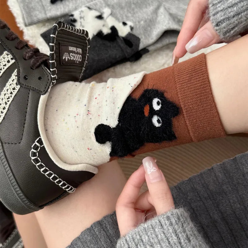 Peeking Cat Socks