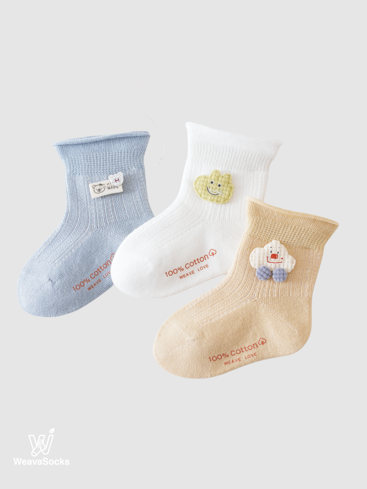 Babies' Mesh Ankle Socks-3 Pack