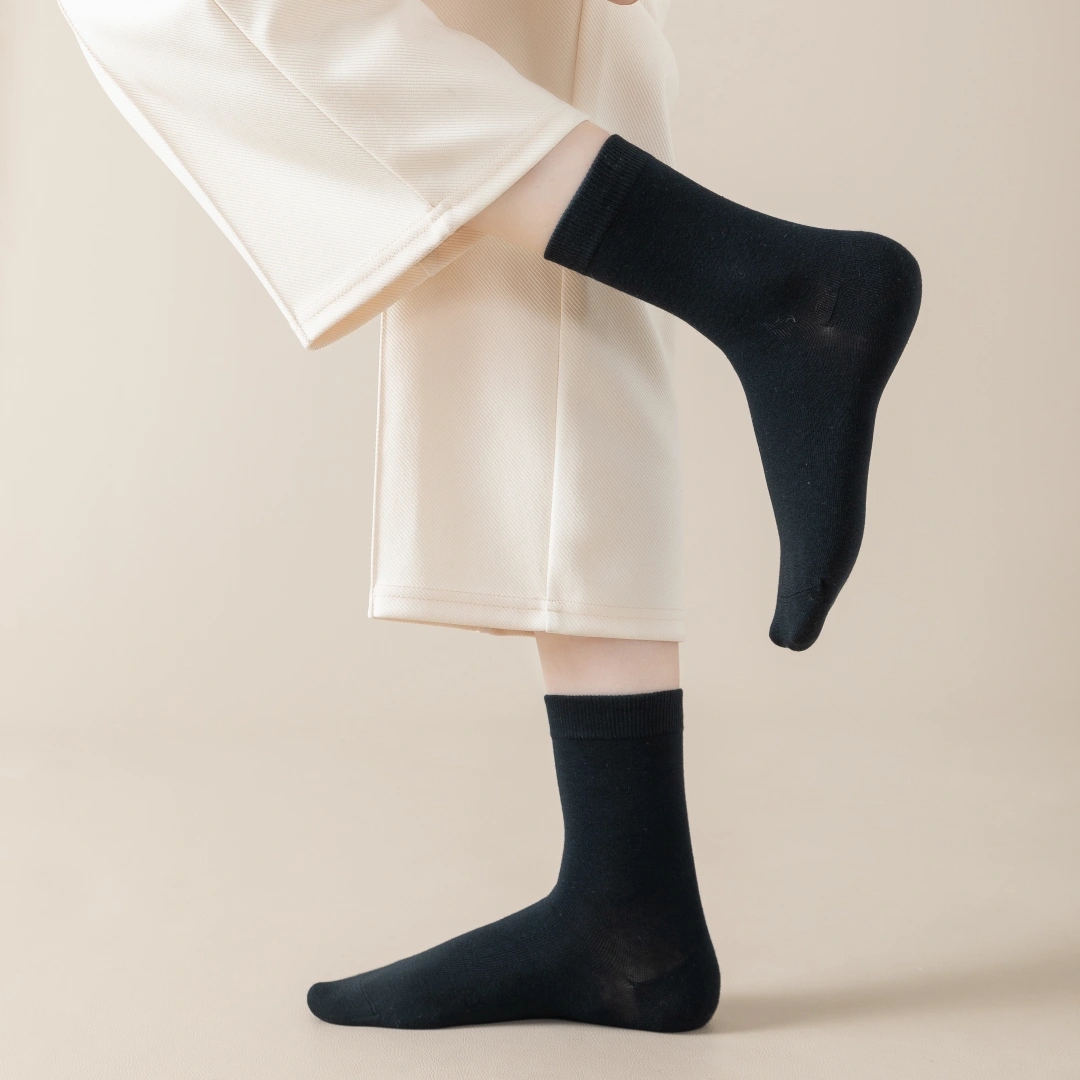 Smooth Knit Cotton Crew