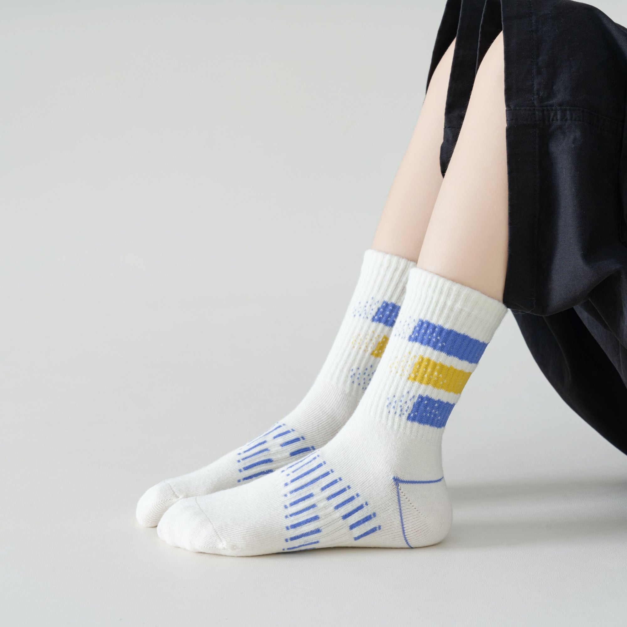 Kid's Modern Athletic Crew Socks - 5 Pairs