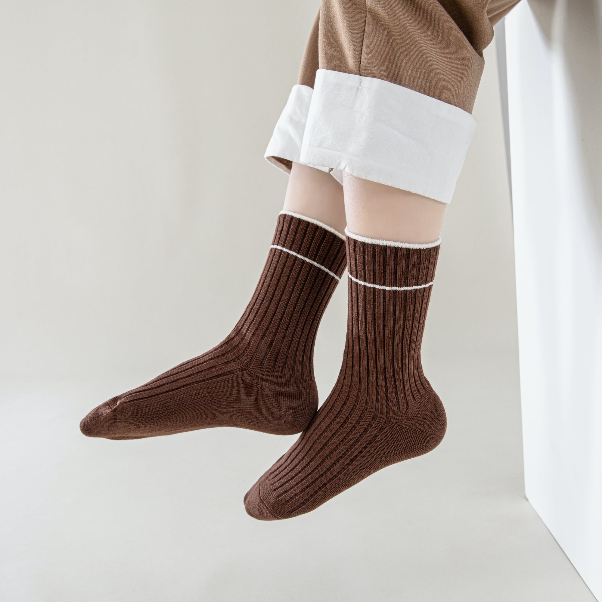 Kid's Modern Basic Crew Socks - 3 Pairs