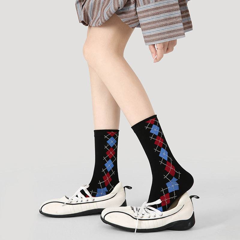 Women's Modern Preppy Crew Socks - 3 pairs