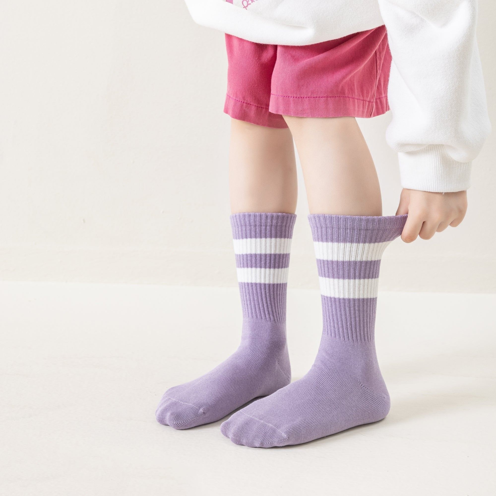 Kid's Varsity Pop Crew Socks - 4 Pairs