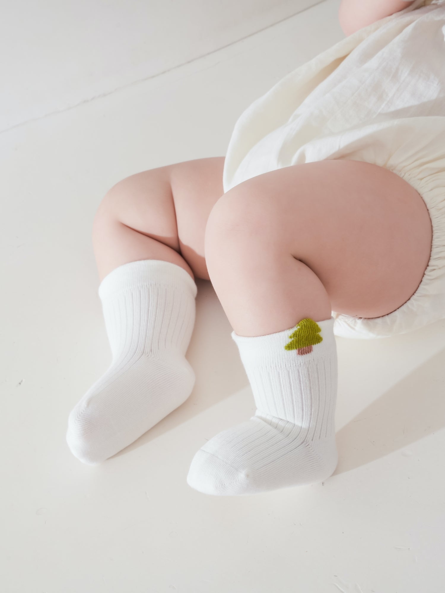 Babies' Ribbed Crew Socks-3 Pack