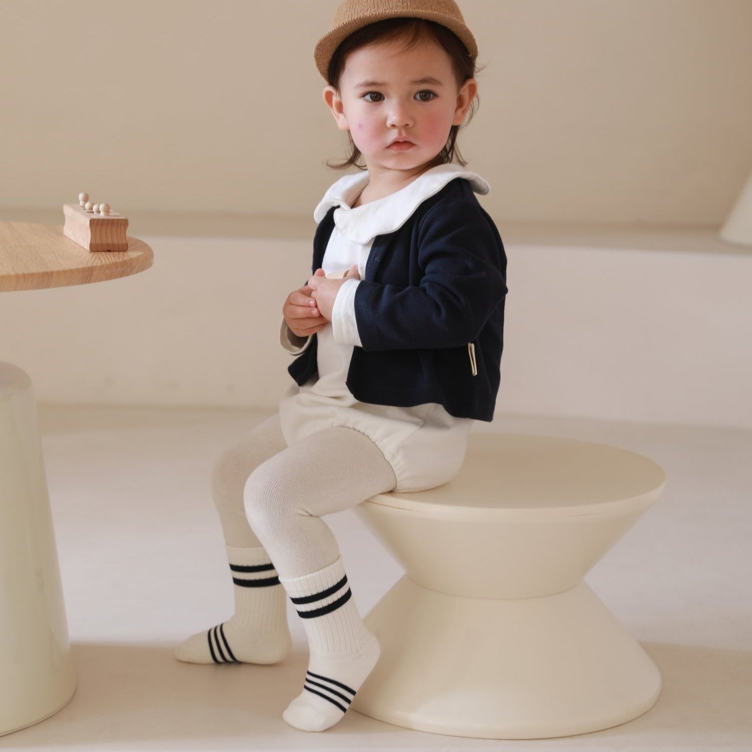 Babies' Combed Cotton Socks -5 Pack
