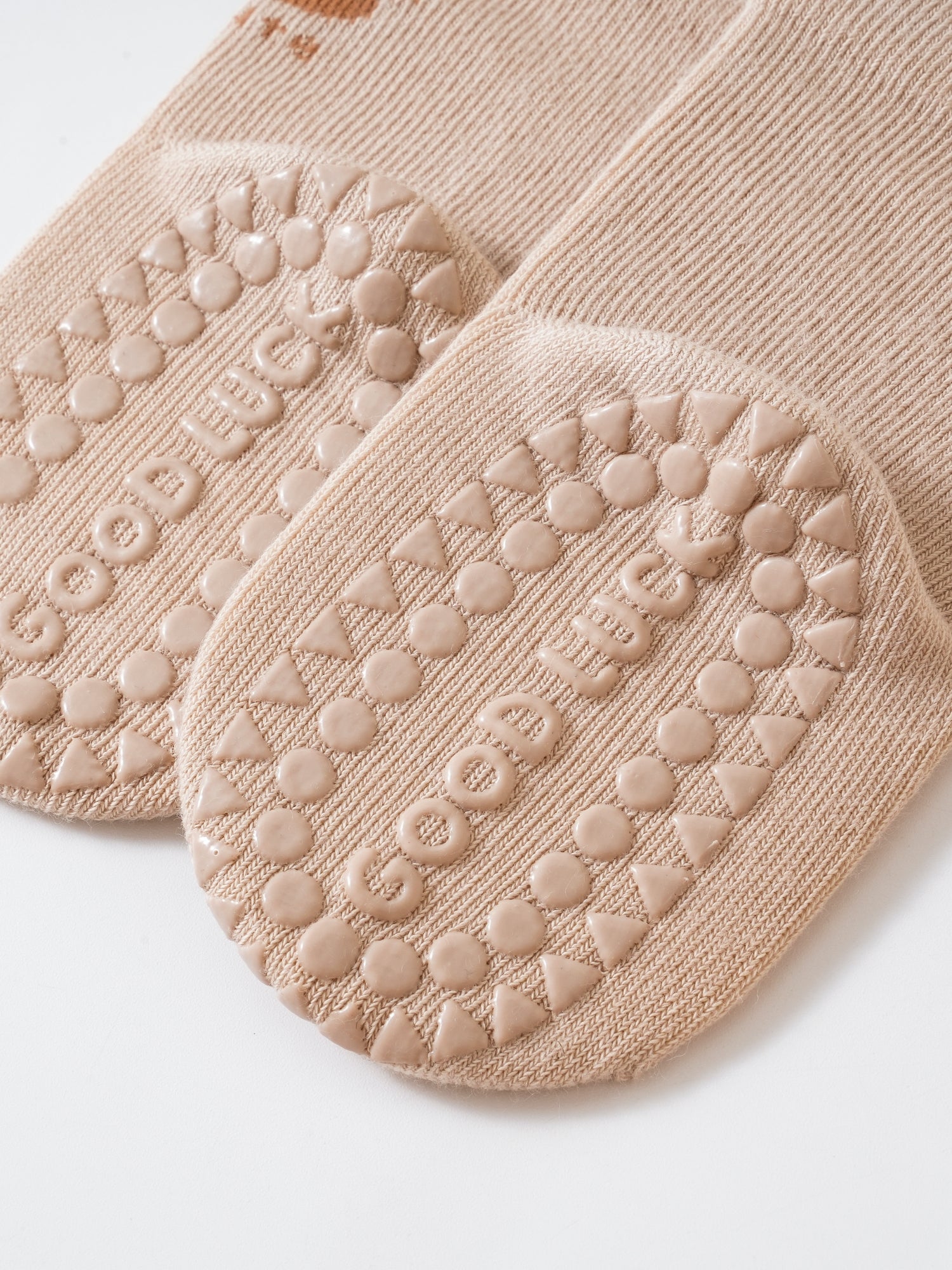 Babies' Non-Slip Ribbed Crew Socks-3 Pack