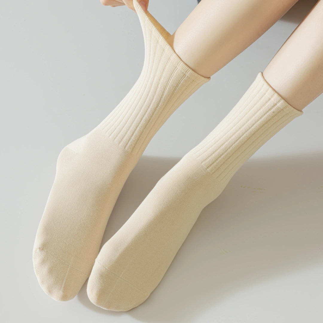 Daily Ribbed Cotton Crew