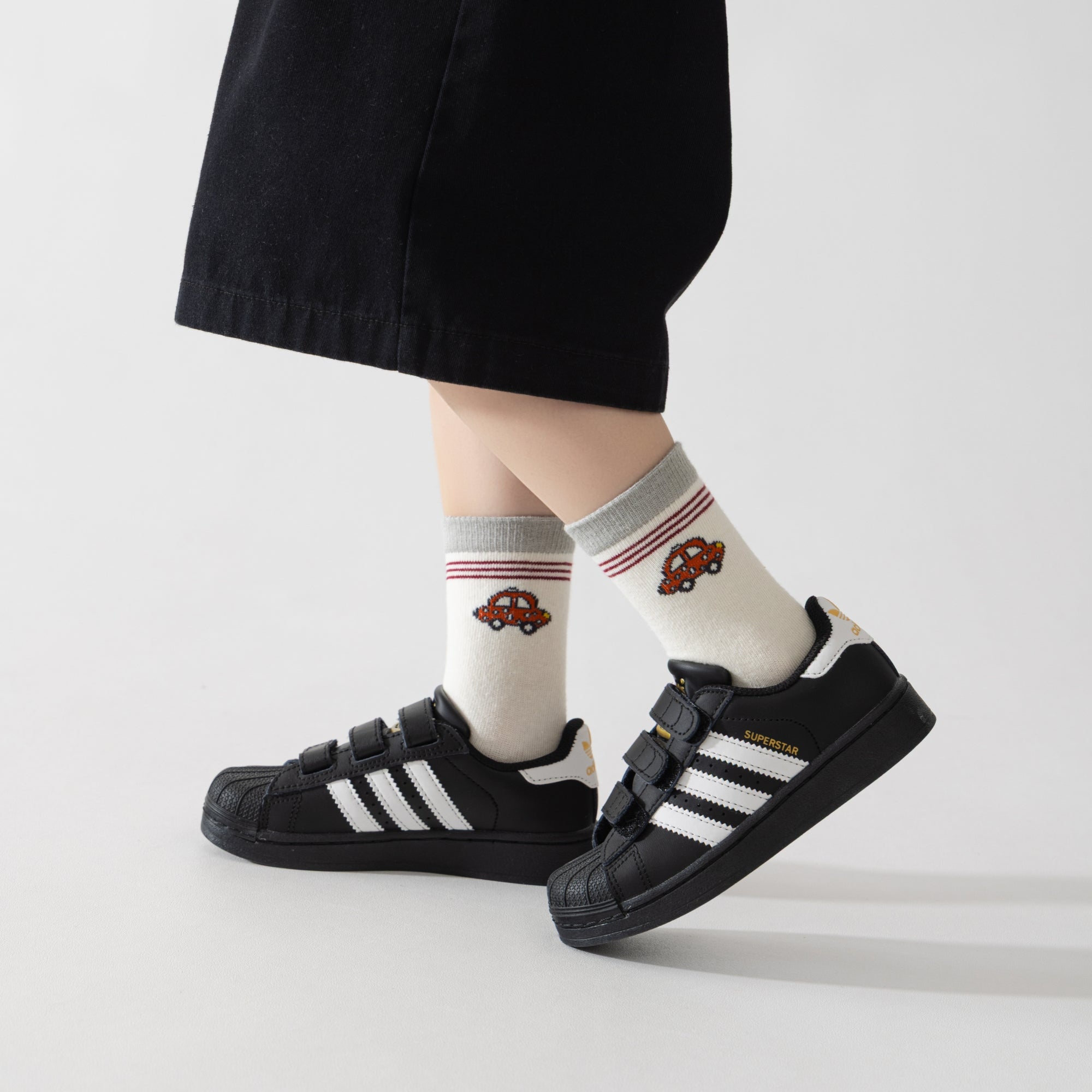 Kid's Car & Truck Crew Socks - 5 Pairs