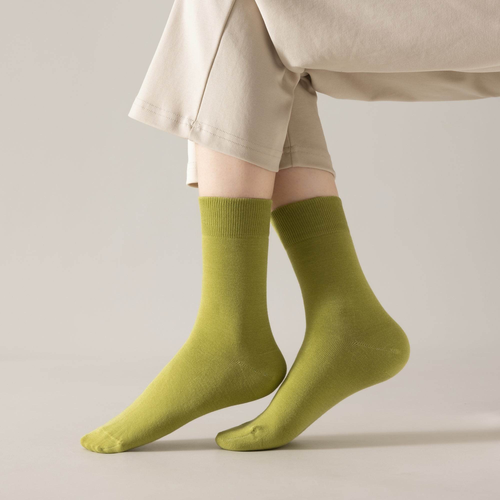 Women's Everyday Cotton Crew Socks - 5 Pairs - Weavasocks