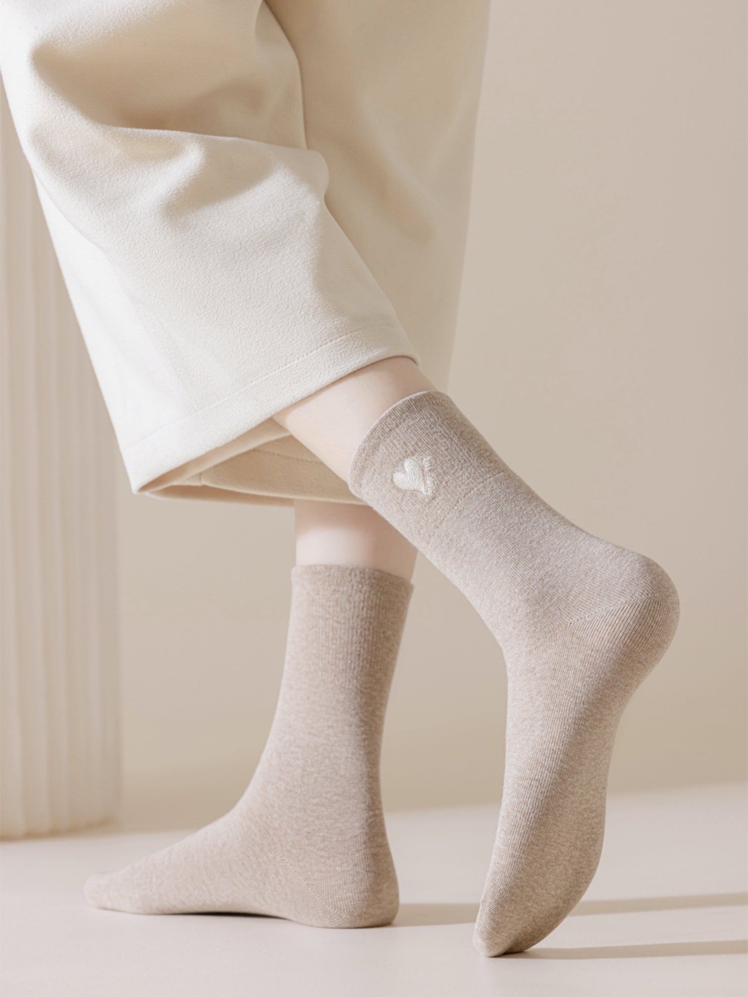 Women's Mini Heart Cotton Socks-1 Pack