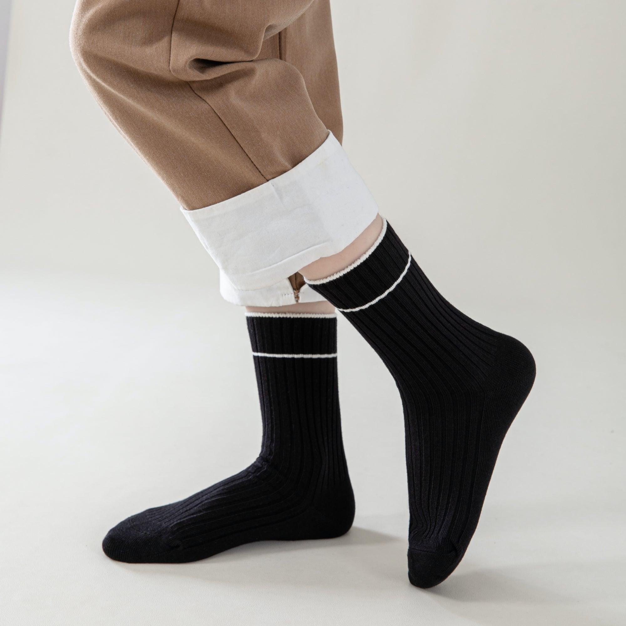 Kid's Modern Basic Crew Socks - 3 Pairs